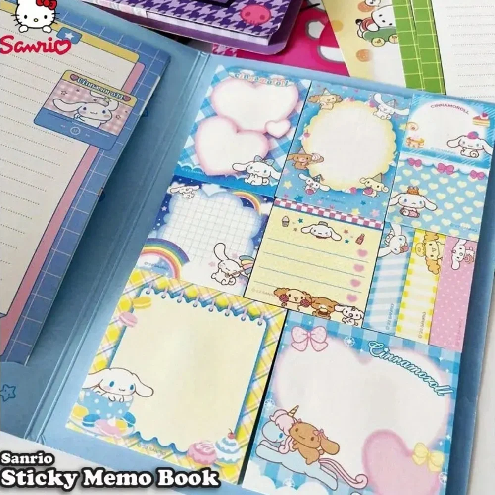 Blue Sanrio Cinnamoroll Sticky Memo Book - Blue